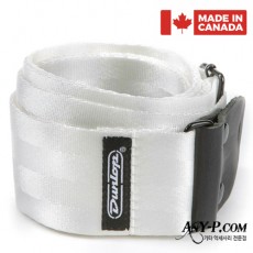 던롭] 안전벨트 스트랩 Deluxe Seatbelt White / Dst70-01Wh / 안전벨트&가죽 스트랩 / 기타 스트랩/ 기타  멜빵]